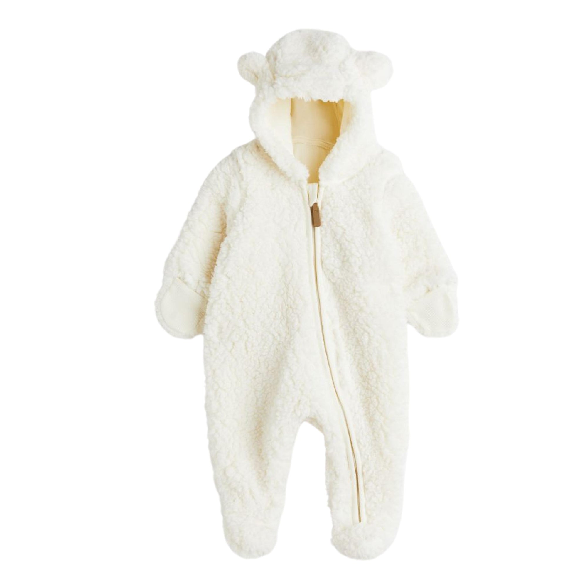 Faux Shearling Overall - 2-4M