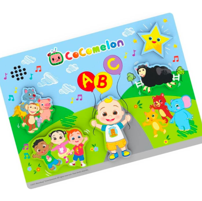 Cocomelon Wooden Sound Puzzle