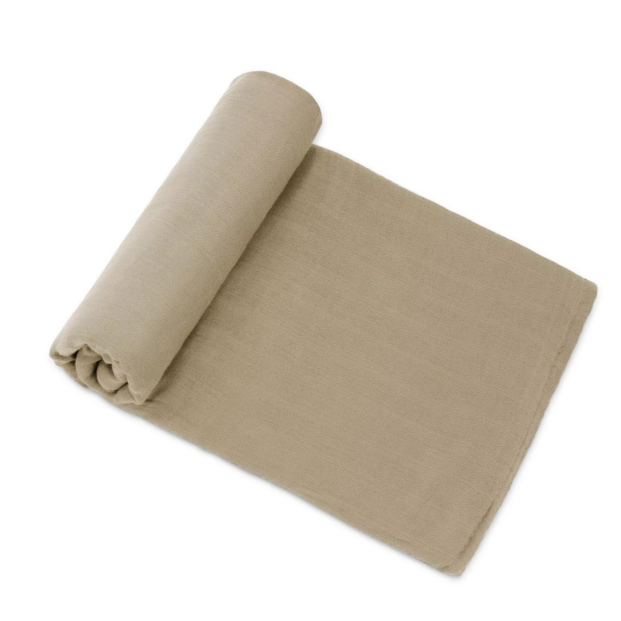 Brown Extra Soft Bamboo Muslin Swaddle