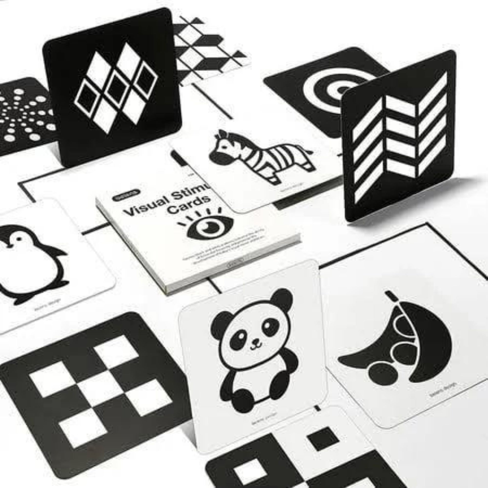 Black and White Infant Sensory Cards