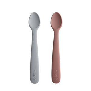 Mushie Silicone Feeding Spoons 2-Pack