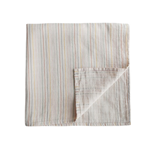 Mushie Organic Cotton Muslin Swaddle Blanket