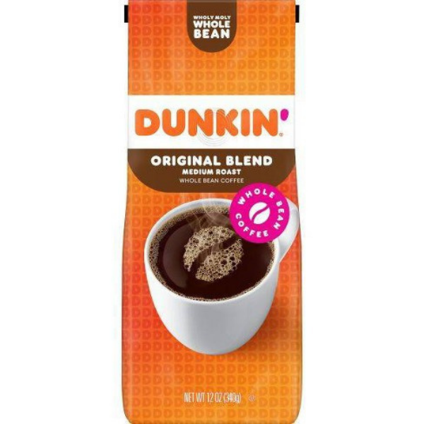 Dunkin Donuts Original Blend Whole Bean 12 oz