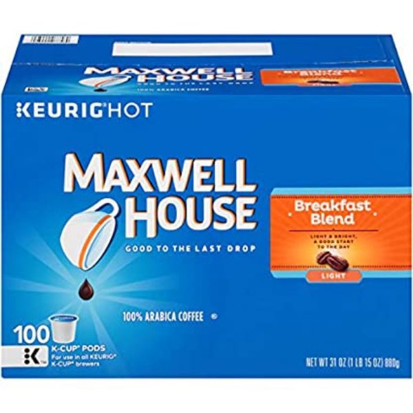 Maxwell House Breakfast Blend K-Cups 100 pack