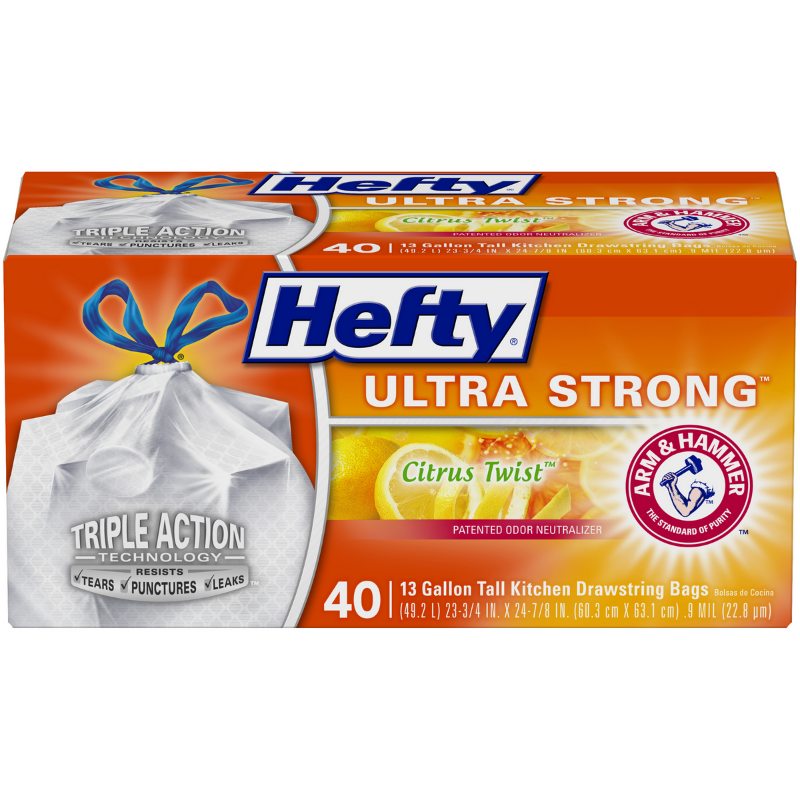 Hefty Ultra Strong 40 Tall Kitchen Bags