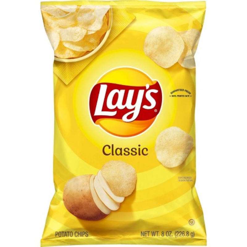 Lay's Classic Potato Chips - 8 oz