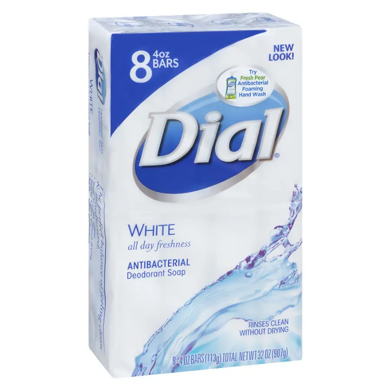 Dial White 8 Bars