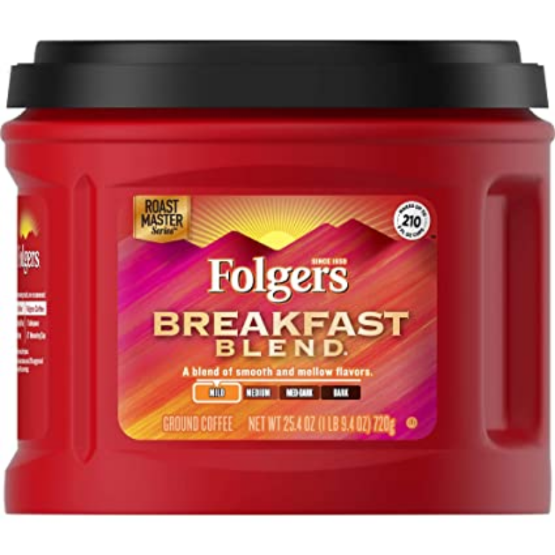 Folgers Breakfast Blend Coffee - 21.6 oz