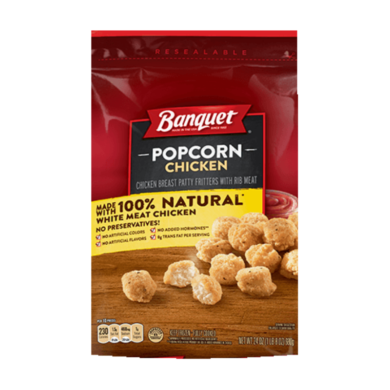 Banquet Popcorn Chicken - 24oz