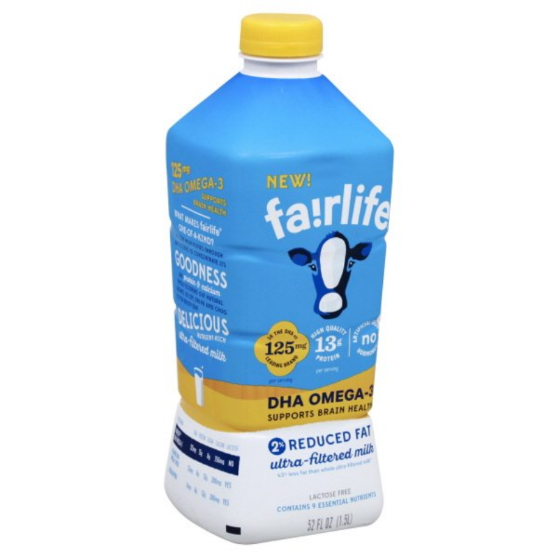 Fairlife Ultra Filtered Reduced Fat 2% Milk 52oz