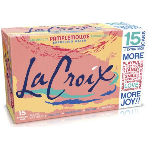 La Croix Grapefruit Sparkling Water 15cans