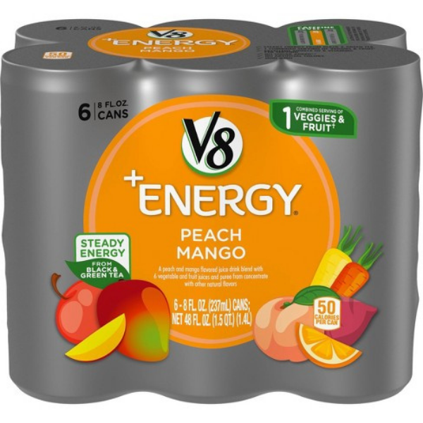 V8 Energy Peach Mango