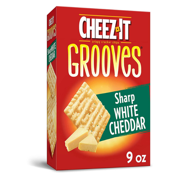 Cheez It Grooves Sharp White Cheddar 9 oz