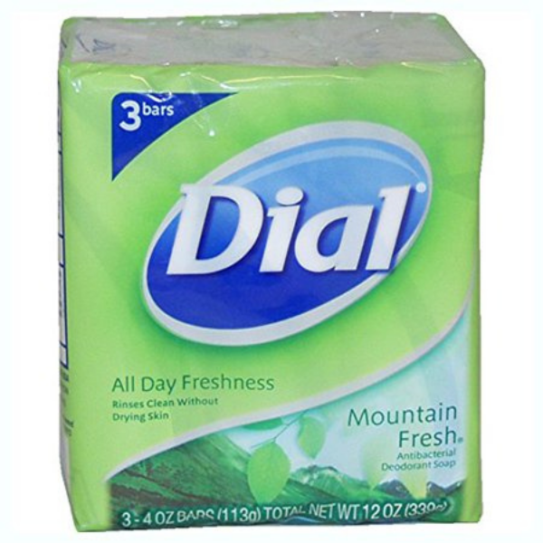 Dial Mountain Fresh Bar Soap - 3ct