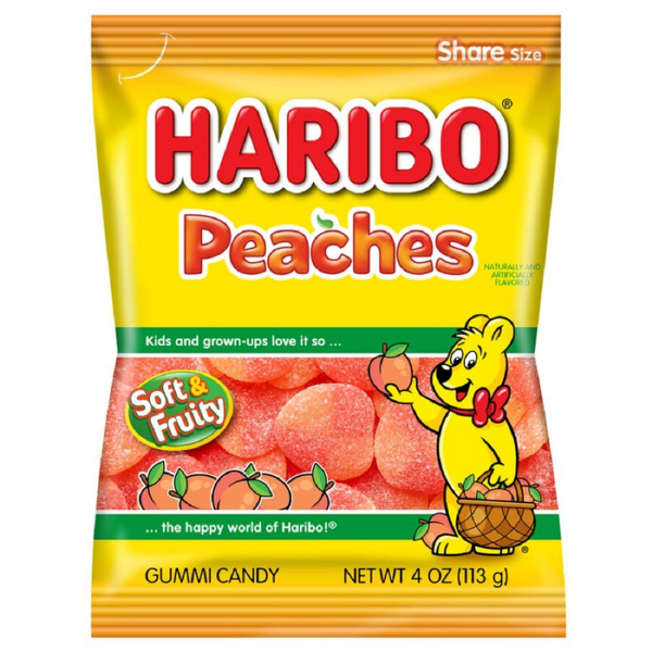 Haribo Peaches 8oz