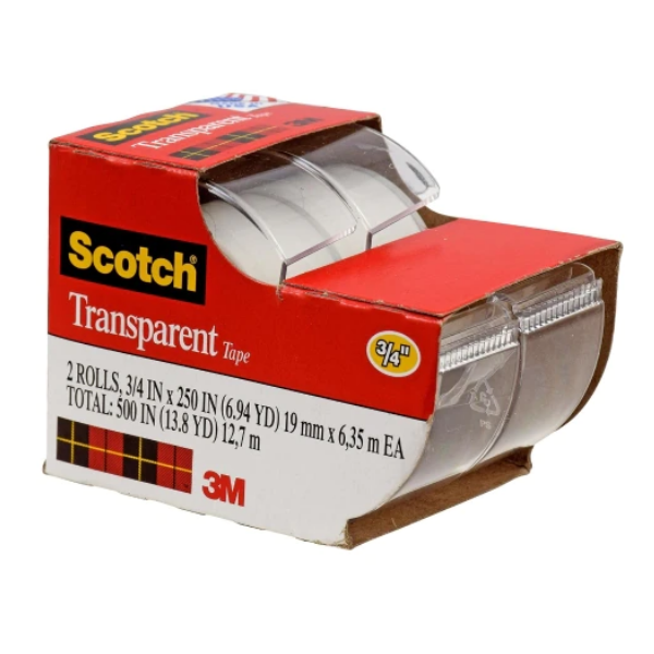 Scotch Transparent Tape - 2ct