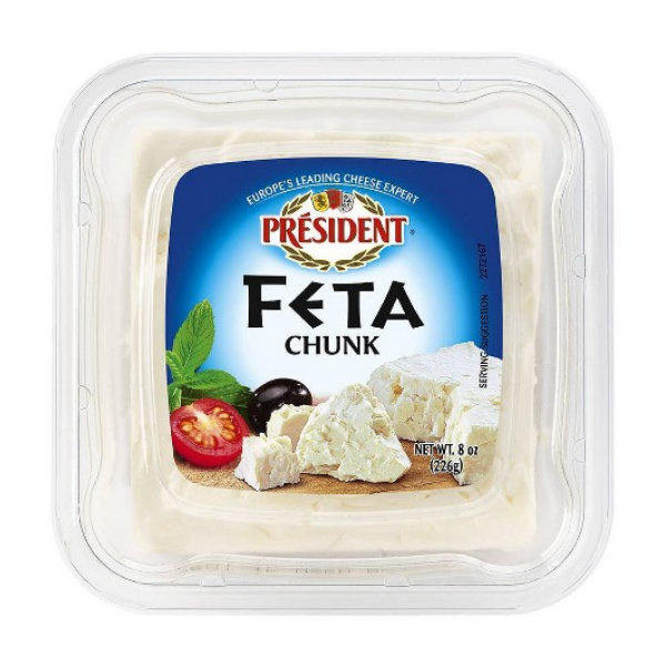 President Feta Cheese Chunk - 8oz