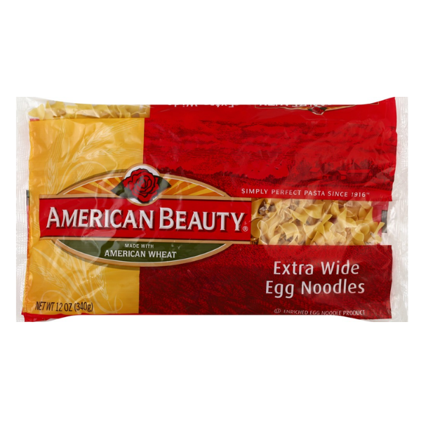 American Beauty Extra Wide Egg Noodles - 12oz