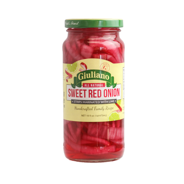 Giuliano Sweet Red Onion Strips - 16 fl oz