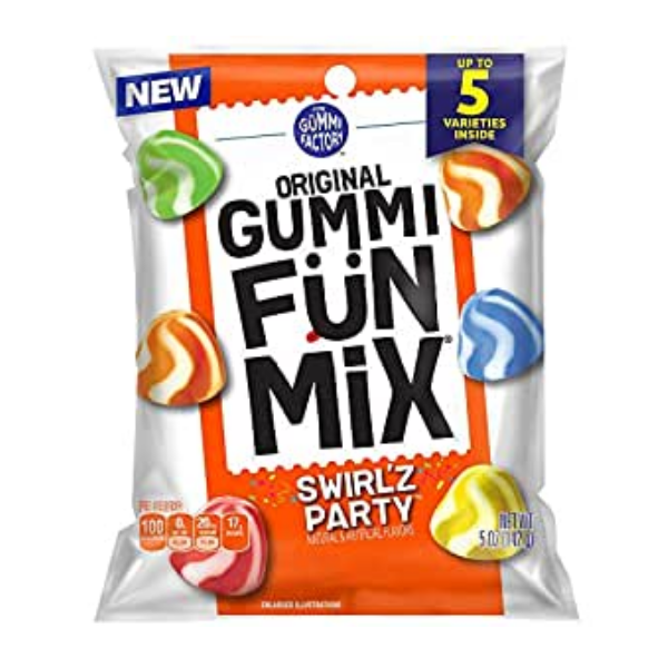 Gummi Fun Mix Swirlz Party - 4oz