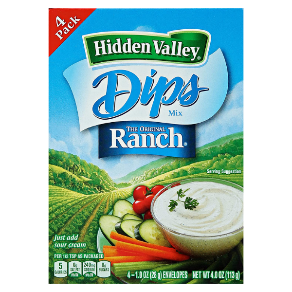 Hidden Valley Dips Mix Original Ranch 1 oz