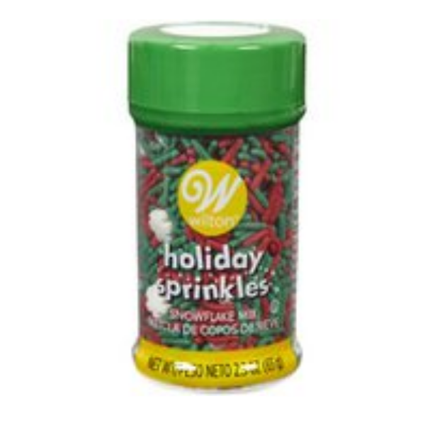 Holiday Snowflake Sprinkles 2.3oz