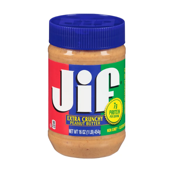 Jif Extra Crunchy Peanut Butter - 16oz