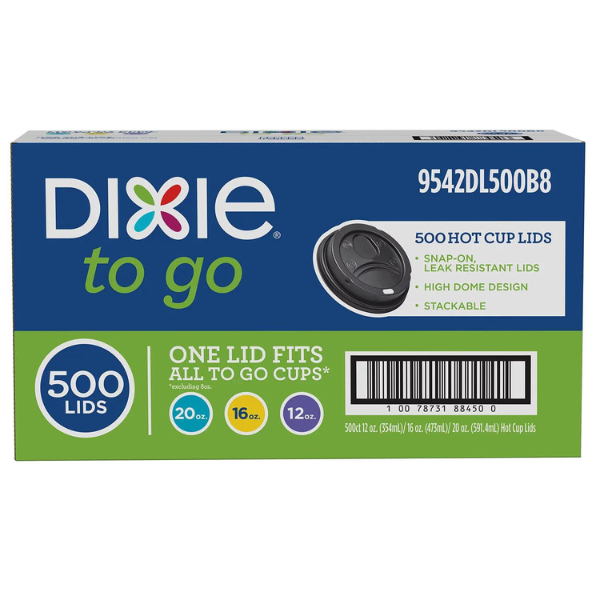 Dixie Coffee Cup Lids 500ct