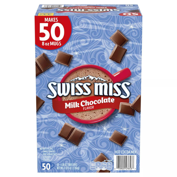 Swiss Miss Milk Chocolate Hot Cocoa Mix Packets (50 ct)