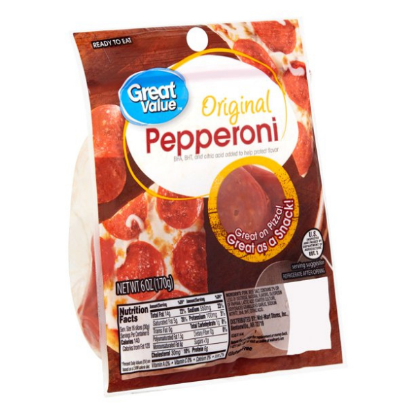 Great Value Pepperoni - 6oz