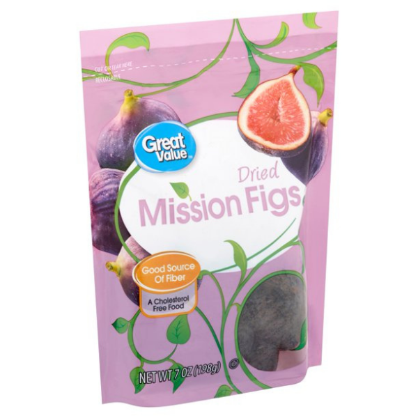 Great Value Dried Figs - 7oz