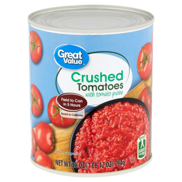 Great Value Crushed Tomatoes - 28oz