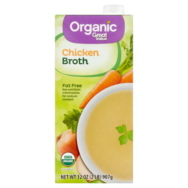 Great Value Organic Chicken Broth 32oz