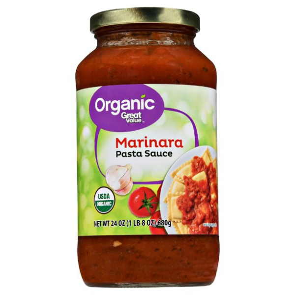 Great Value Organic Marinara Pasta Sauce - 24oz