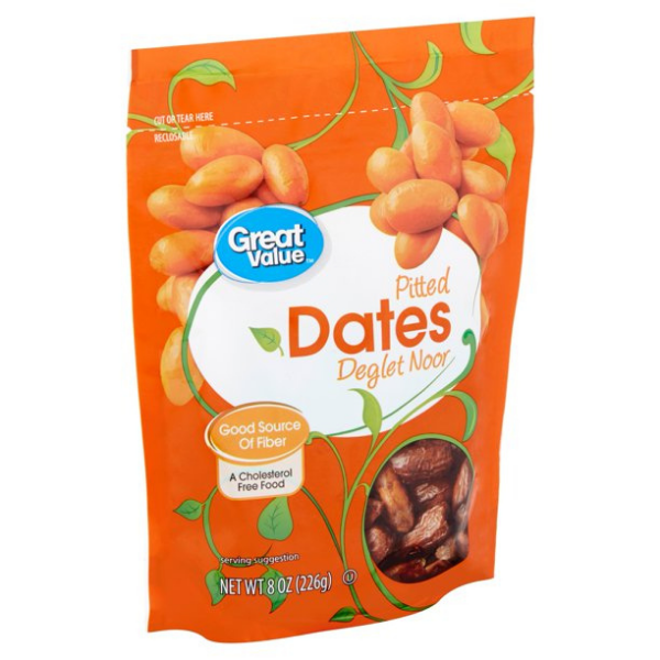 Great Value Pitted Dates - 8oz