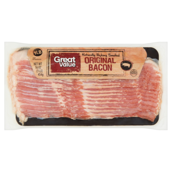 Great Value Hickory Sliced Bacon - 16oz