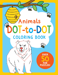 Animals Dot-to-Dots Coloring Book