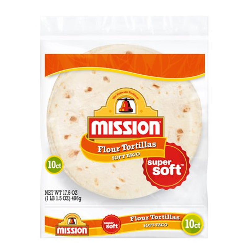 Mission Soft Taco Flour Tortillas - 10 Count